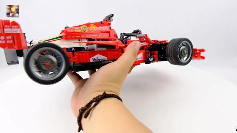 国产积木赛车带马达视频,速度与激情的积木盛宴